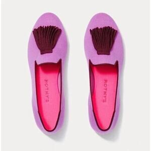 Rothy's Merino Tassel Loafer Slip On Flats Multicolor Size 10.5